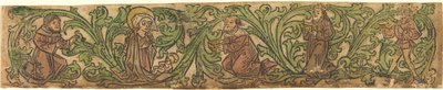 The Adoration of the Magi Set in a Border, c. 1480. av Unbekannt