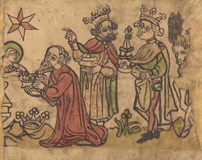Tillbedjan av Magi, ca. 14001430. av Unbekannt