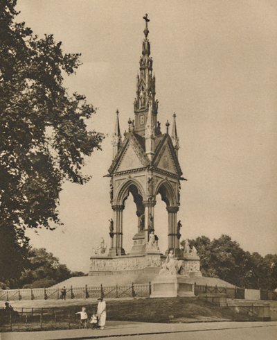 Albert Memorial utmanar klimat och kritik, c1935. av Unbekannt