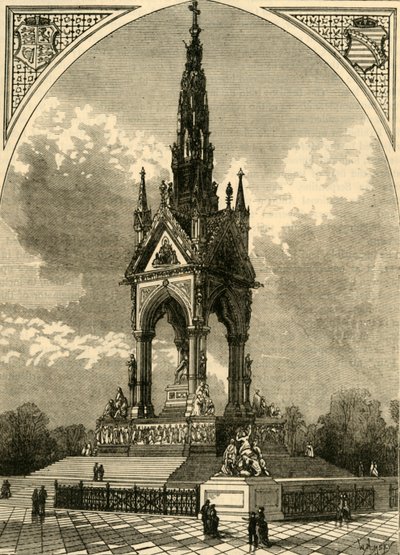 Albert Memorial, c1876. av Unbekannt