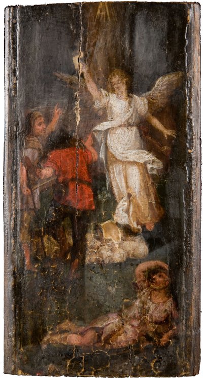 Ängeln som visar sig för herdarna, 1500-1600. av Unbekannt