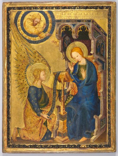 Bebådelsen, 1380-talet. av Unbekannt