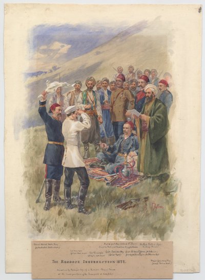 Aprilupproret 1878. Förhandlingar vid upprorsmakarnas högkvarter, 1878 av Unbekannt