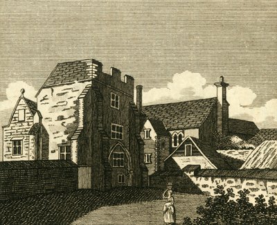 The Archbishops Palace Great Hall, i Canterbury, c1786. av Unbekannt
