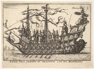 Argonauterna ledda av Minerva Reale dell army di Argonuti med da Minerves, från ser ..., 1664. av Unbekannt
