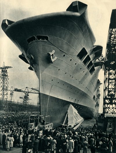 Arken lanseras på Merseyside, 13 april, 1937, 1942. av Unbekannt