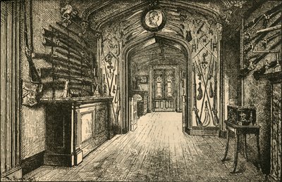 Armory at Abbotsford, 1882. av Unbekannt