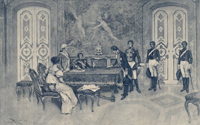 Arresteringen av Ferdinand, 1807, 1896. av Unbekannt