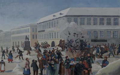 Mordet på Alexander II den 13 mars 1881 av Unbekannt