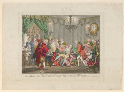 Mordet på kung Gustav III den 16 mars 1792, 1792 av Unbekannt