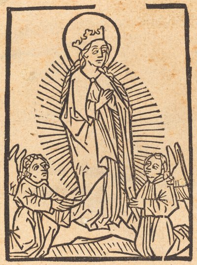 Jungfruns antagande, ca. 1480. av Unbekannt