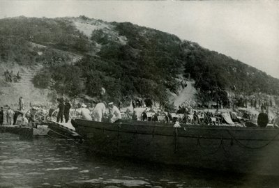 Den australiska landningsplatsen i Gaba-Tepe, 1919. av Unbekannt