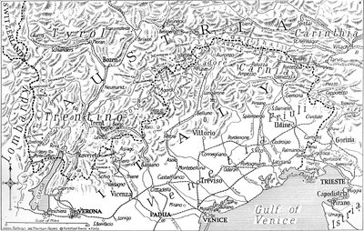 Italiens österrikiska gräns, 1915 av Unbekannt