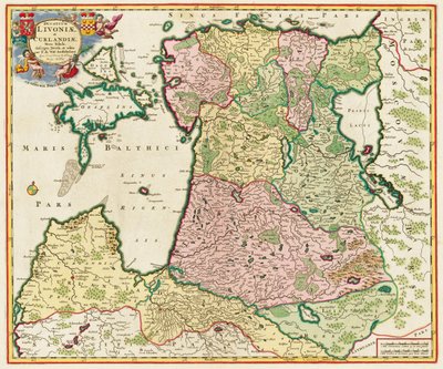 Östersjön Från: Nova Tabula, 1705 av Unbekannt