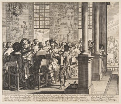 Banketten för den förlorade sonens återkomst, ca. 1636. av Unbekannt