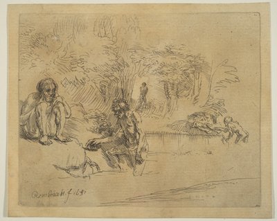 Badarna, 1651. av Unbekannt