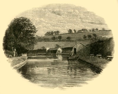 Badplatsen, 1898. av Unbekannt