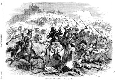 Slaget vid Bannockburn, 24 juni 1314 av Unbekannt
