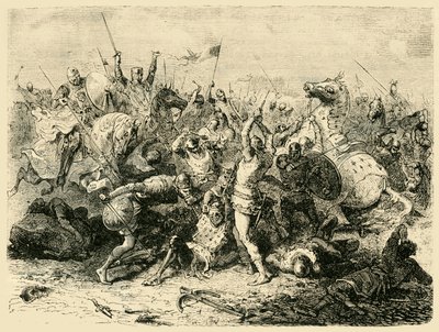 Slaget vid Bouvines, 1214, 1890. av Unbekannt