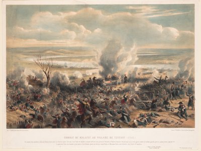 Slaget vid Calafat i januari 1854, 1854 av Unbekannt