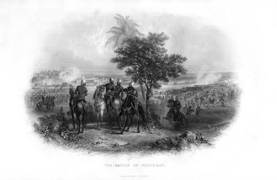 Slaget vid Goojerat, 1849, 1800-talet av Unbekannt