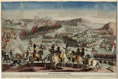 Slaget vid Lützen, 1813 av Unbekannt