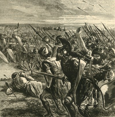Slaget vid Marathon, 1890. av Unbekannt