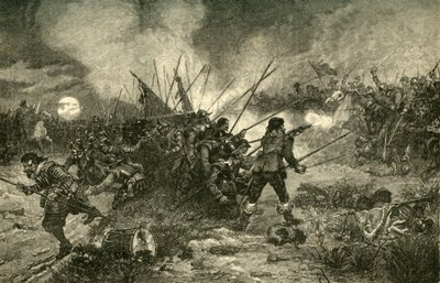 Slaget vid Marston Moor, 2 juli 1644, 1890. av Unbekannt