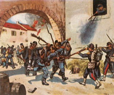 Slaget vid Sedan, 1 september 1870, 1936. av Unbekannt