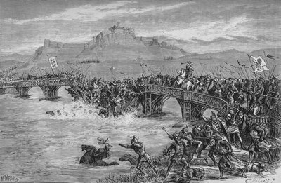 Slaget vid Stirling Bridge, 11 september 1297, c1880 av Unbekannt