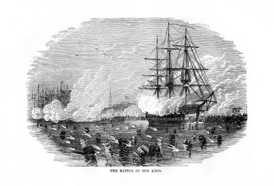The Battle of the Kegs, 6 januari 1778, 1872 av Unbekannt