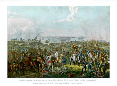 The Battle of the Nations i Leipzig, Tyskland, 18 oktober 1813 1900 av Unbekannt