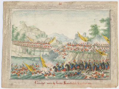 Slaget vid floden Kamchik den 15 oktober 1828, 1829 av Unbekannt