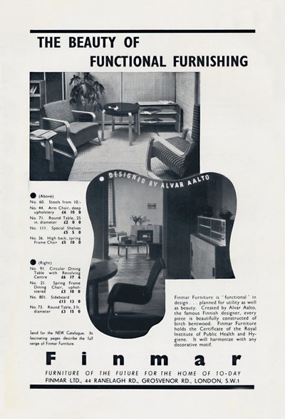 Skönheten med funktionell inredning - Finmar, 1939 av Unbekannt
