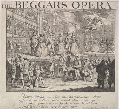 Tiggaroperan, 1728. av Unbekannt