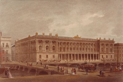 Berlinbörsen vid Burgstrasse, slutet av 1860-talet-början av 1870-talet av Unbekannt