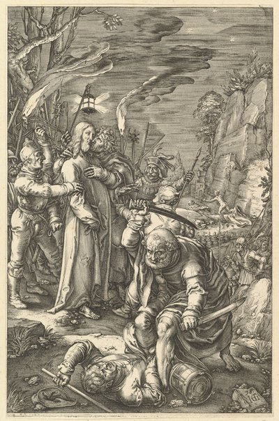 Kristi svek, från The Passion of Christ, ca. 1598-1617. av Unbekannt