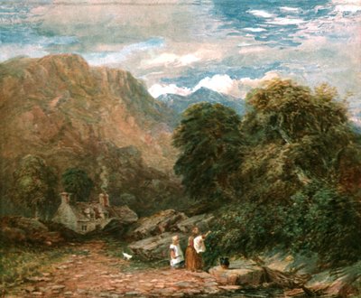The Blackberry Gatherers, c1850, c1900. av Unbekannt
