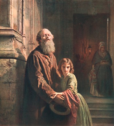 Den blinde tiggaren, 1853, c1902. av Unbekannt