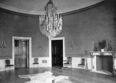 Det blå rummet i Vita huset, Washington DC, USA, 1908 av Unbekannt