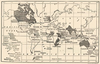Det brittiska imperiet, 1897 av Unbekannt
