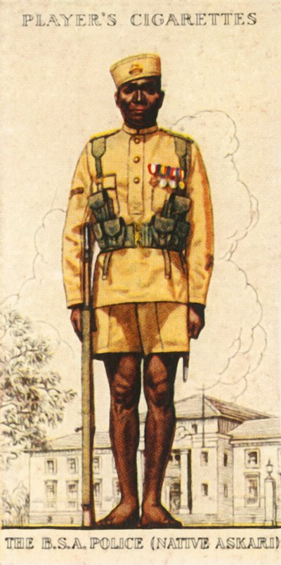 Den brittiska sydafrikanska polisen Askari, 1936. av Unbekannt
