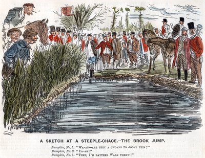 Bäckhoppet, 1863 av Unbekannt