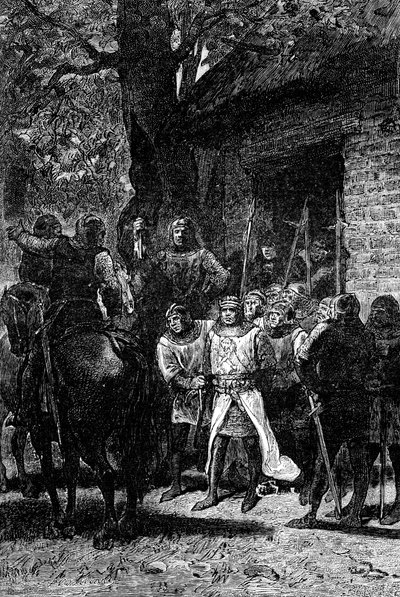 Fångandet av Richard lejonet, 1192, 1909 av Unbekannt