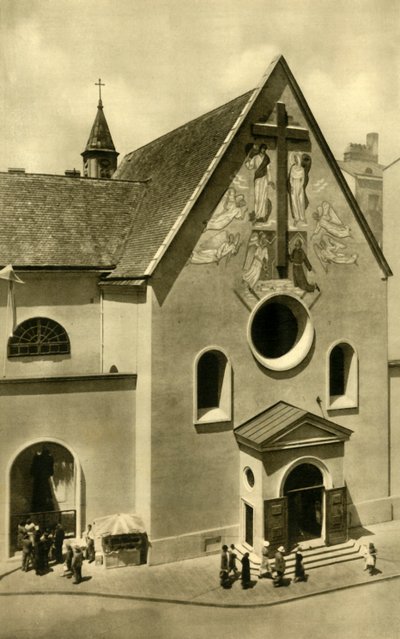 Kapucinerkyrkan, Wien, Österrike, c1935. av Unbekannt