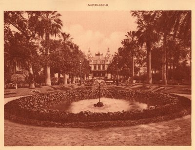 Kasinot, Monte Carlo, 1930. av Unbekannt
