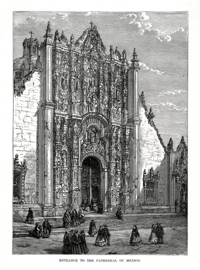 Katedralen, Mexico City, Mexiko, 1800-talet av Unbekannt
