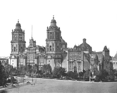 Katedralen, Mexico City, Mexiko, c1900. av Unbekannt