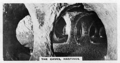 The Caves, Hastings, Sussex, c1920-talet av Unbekannt