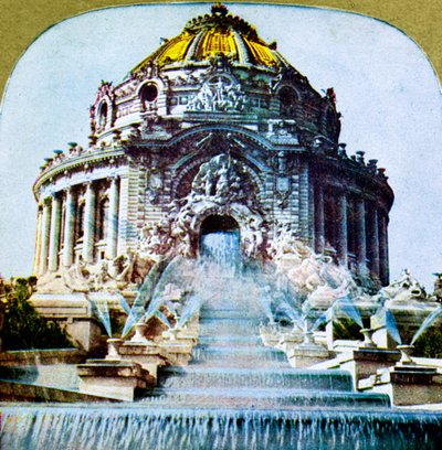 Central Cascade från världsutställningen, St Louis, Missouri. USA, 1904 av Unbekannt